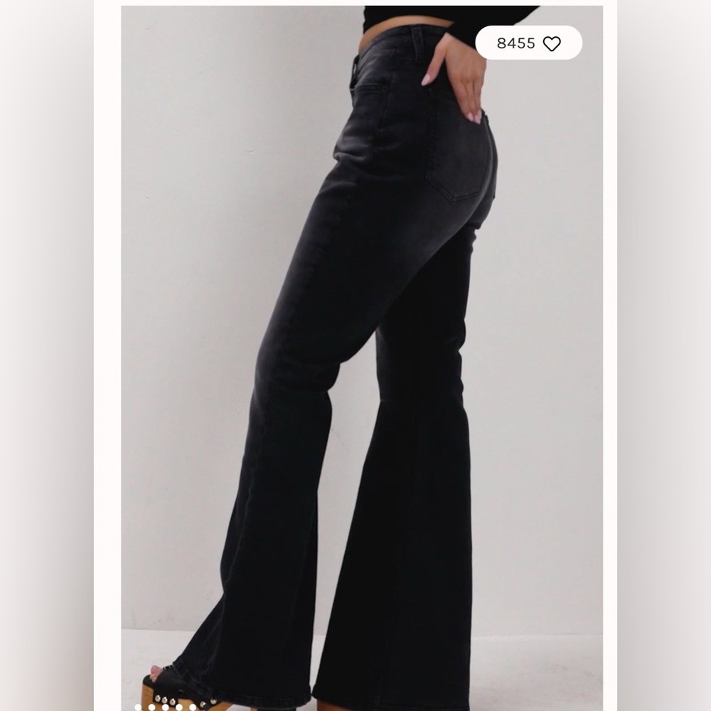 Free people CRVY Vintage High-Rise Flare Jeans. NWT. Witchcraft